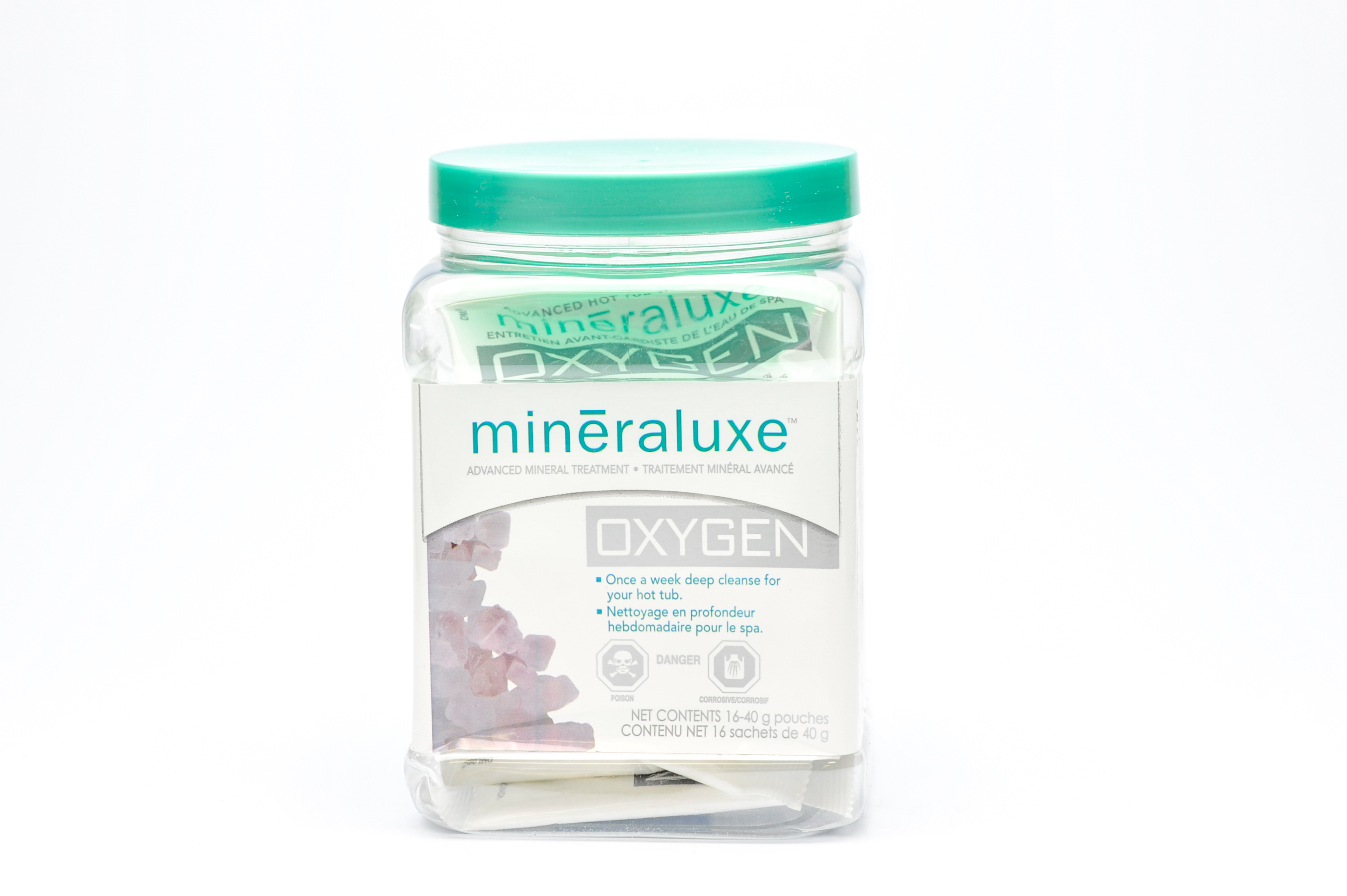 Mineraluxe Oxygen Plus 8 Per Case - SPA CHEMICALS